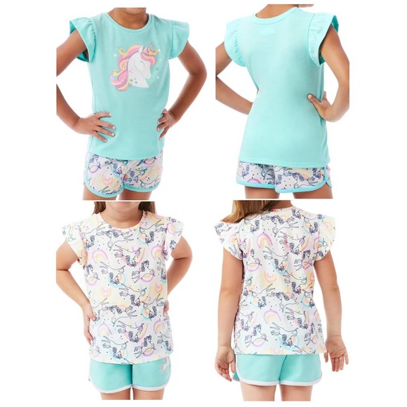 Member's Mark 18M Girls' 4 Piece Mix & Match Play Sets, Unicorn, 18M - Free Ship - Picture 2 of 10